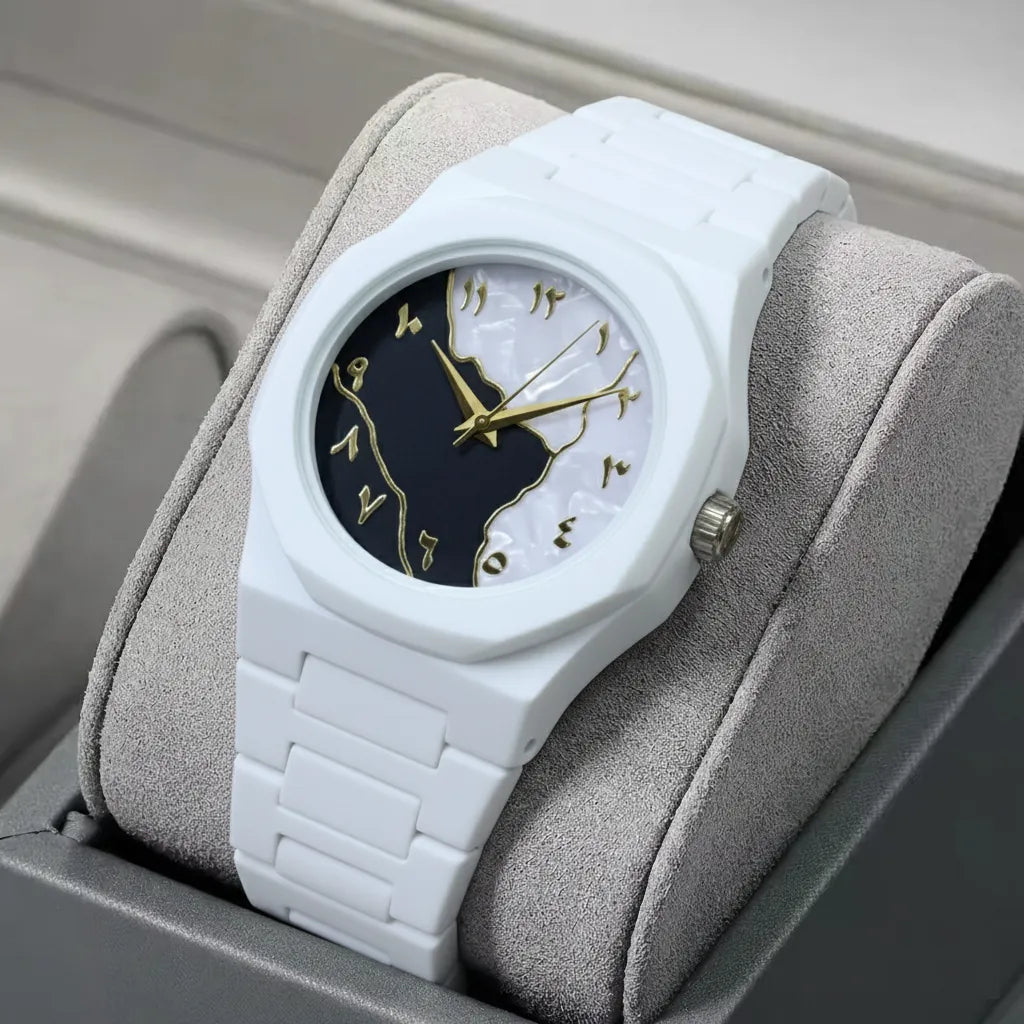 Black Arabic Aura Watch For Men Stylish Aura Watch