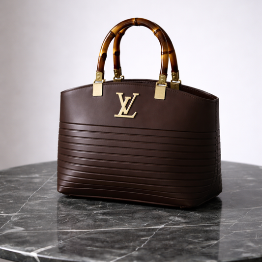 Chocolate Brown Women’s Handbag | Stylish Ladies Shoulder Tote Bag