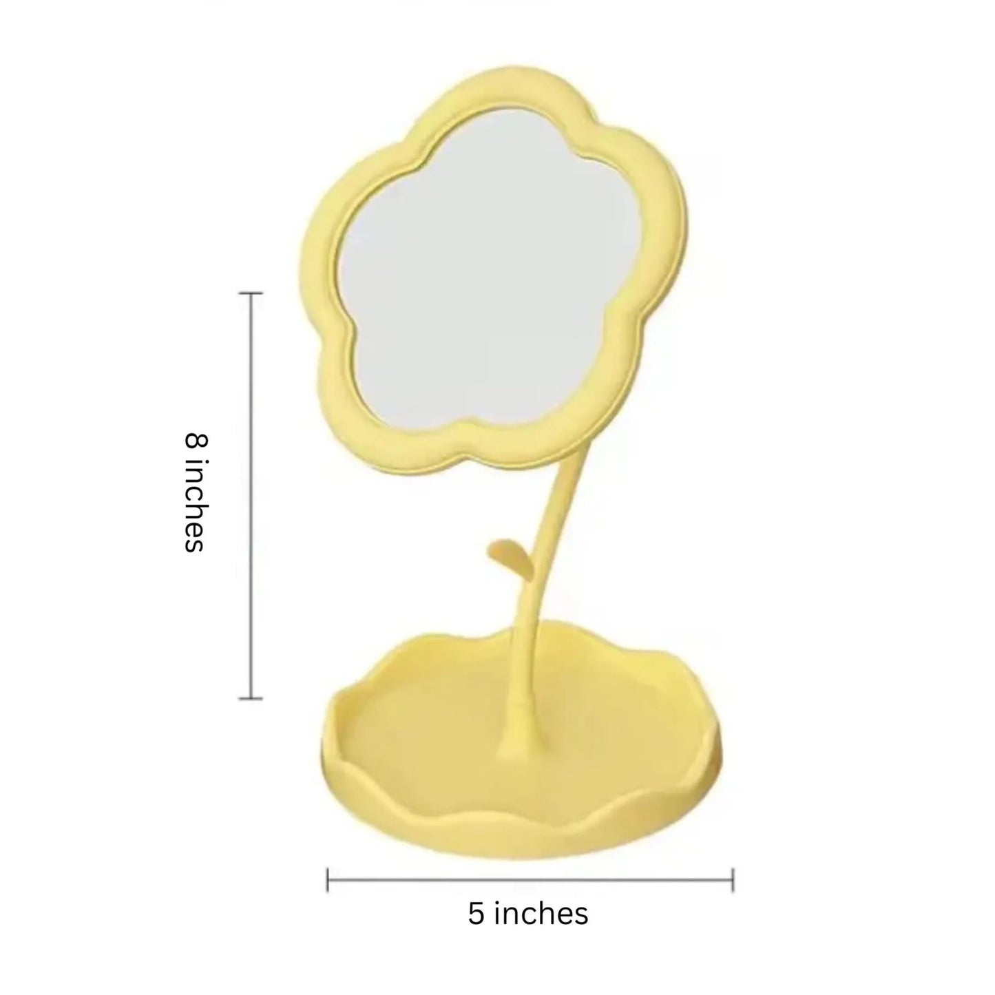 Mirror Desktop Flower Mirrors Creative