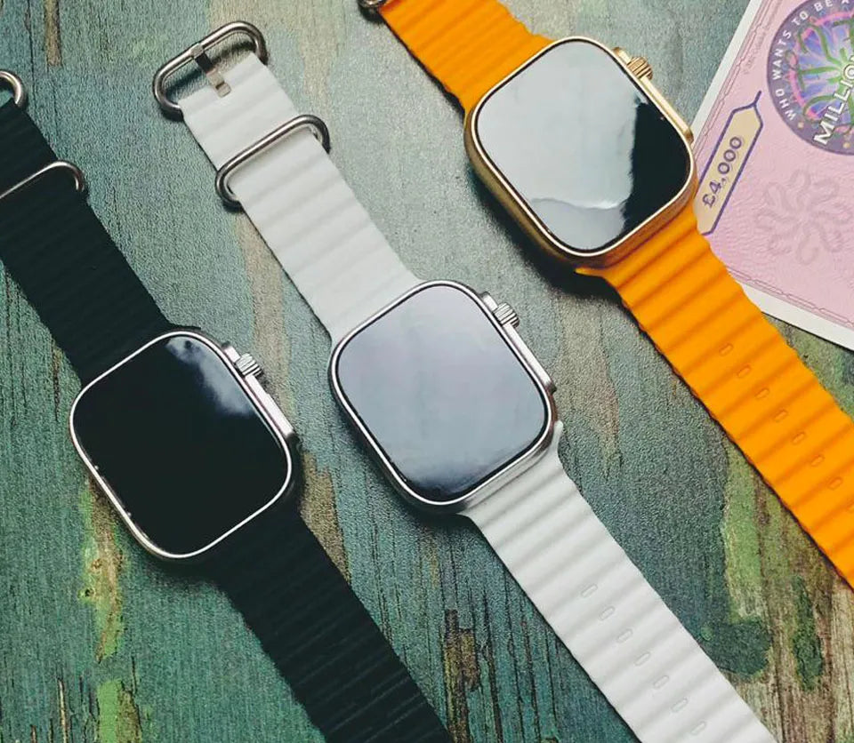 Stylish Square Dial Smooth Silicon Straps