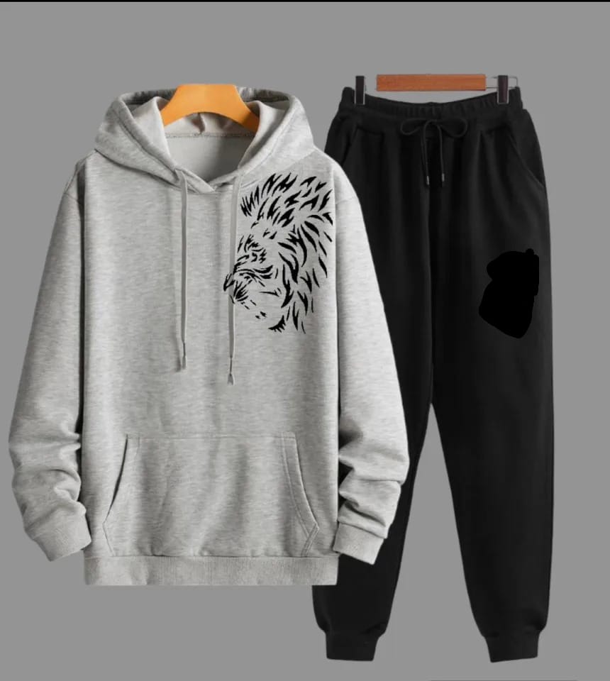 Side lion face High Quality Winter Fleece