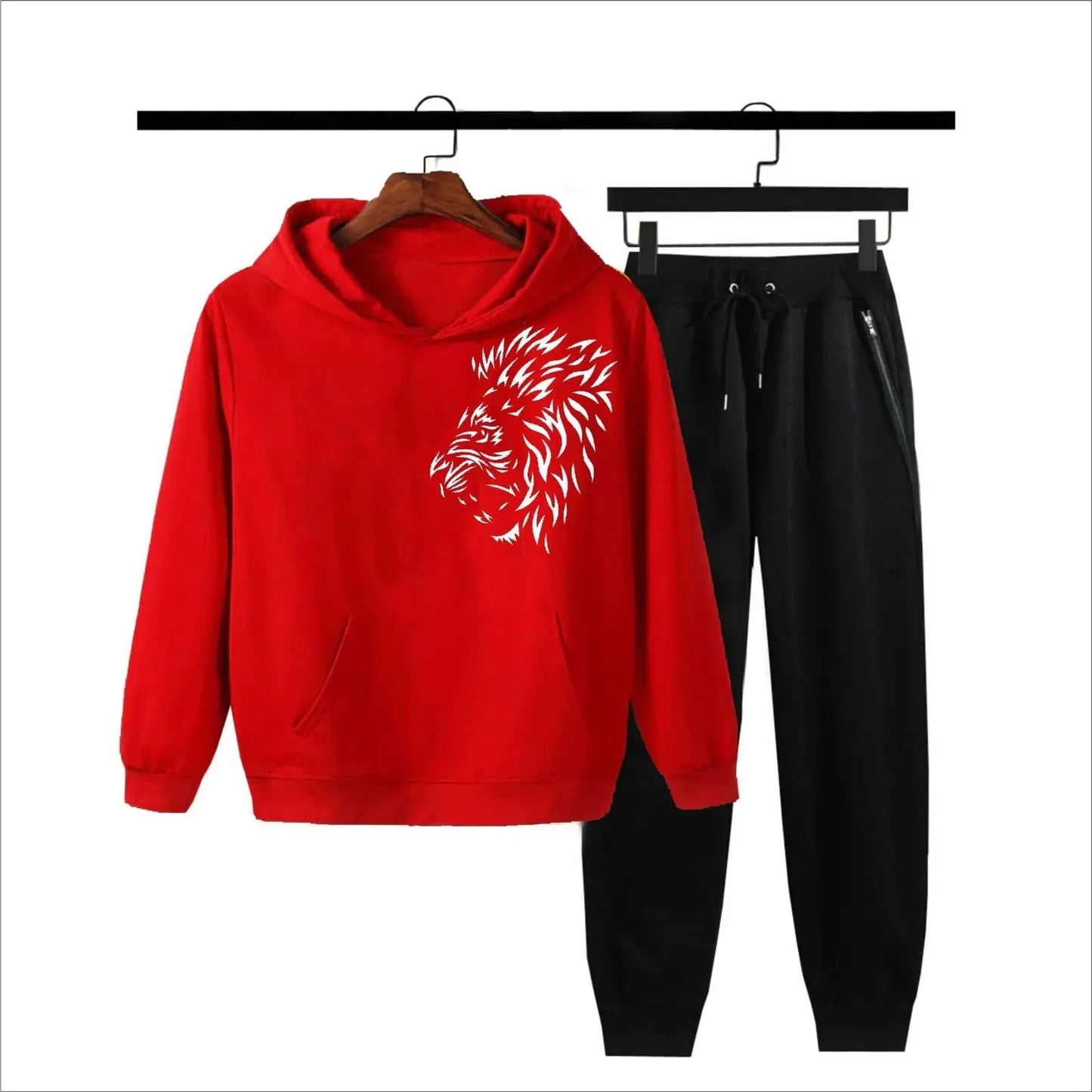 Side lion face High Quality Winter Fleece