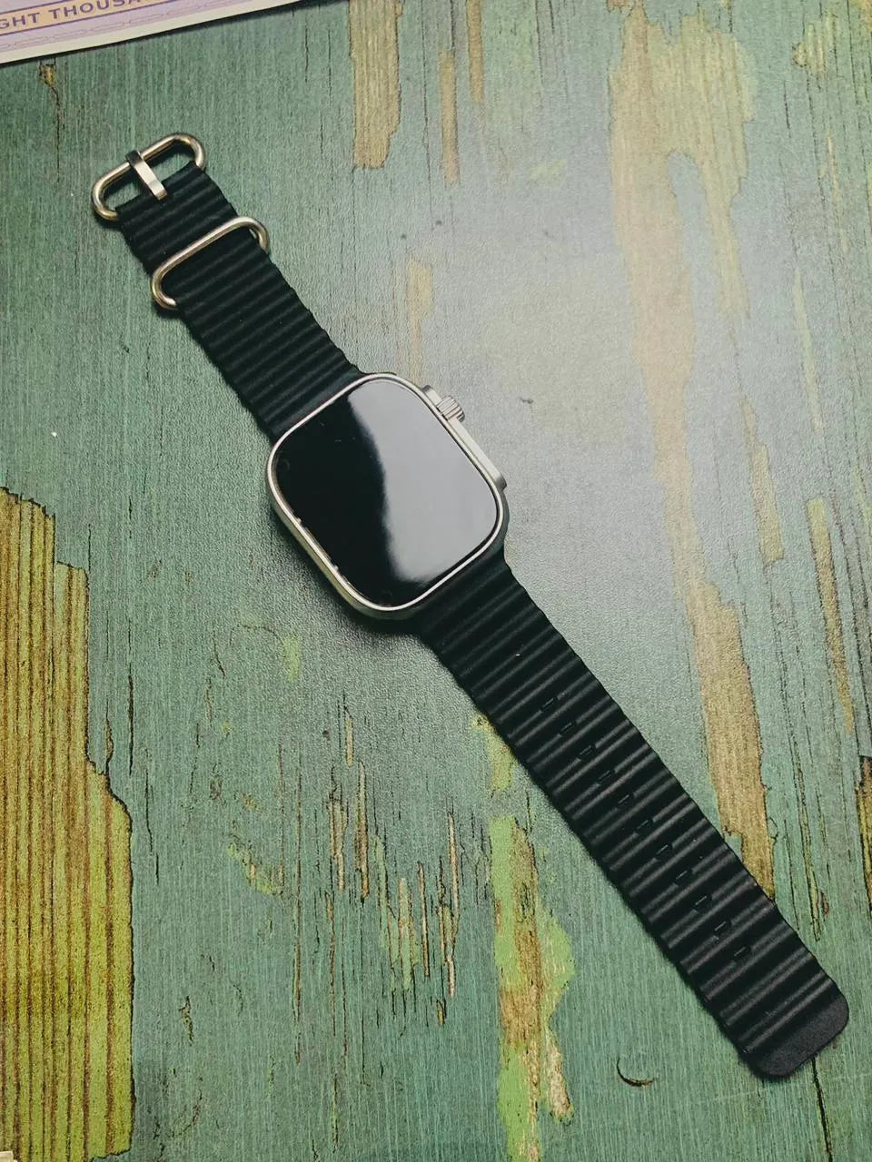 Stylish Square Dial Smooth Silicon Straps