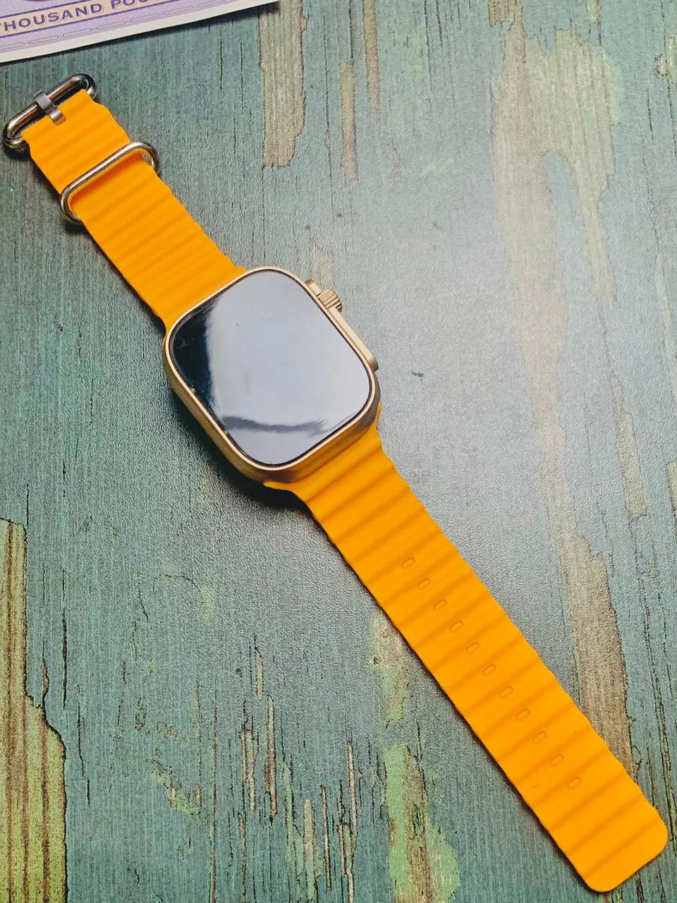 Stylish Square Dial Smooth Silicon Straps