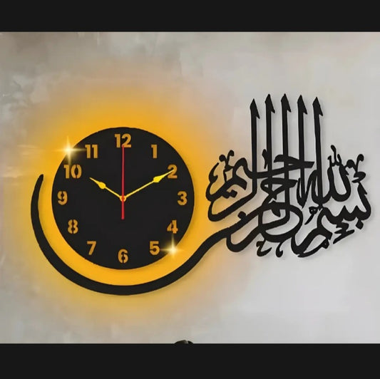 ClockX Qul Ho Wooden 3D Wall Clock Square