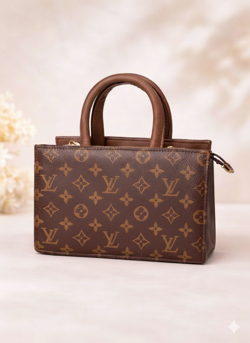 The Coffee Brown Bow, Knot Mini Tote